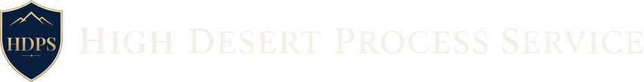 High Desert Process Service
